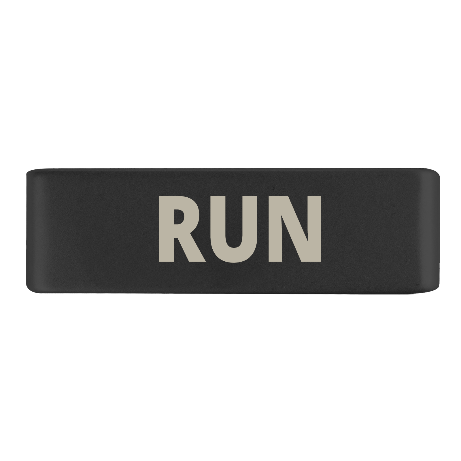 Run Badge Badge 19mm Graphite ROAD iD